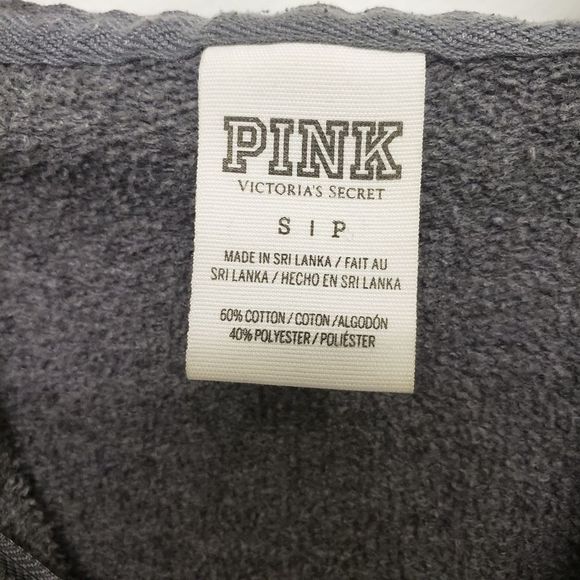 PINK Victoria's Secret Chicago Destination Skyline Bling Hoodie Size Small - Picture 13 of 13